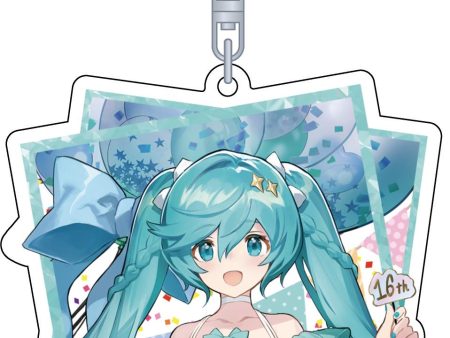 Vocaloid: Happy Birthday Miku! Miku Acrylic Key Chain Hot on Sale