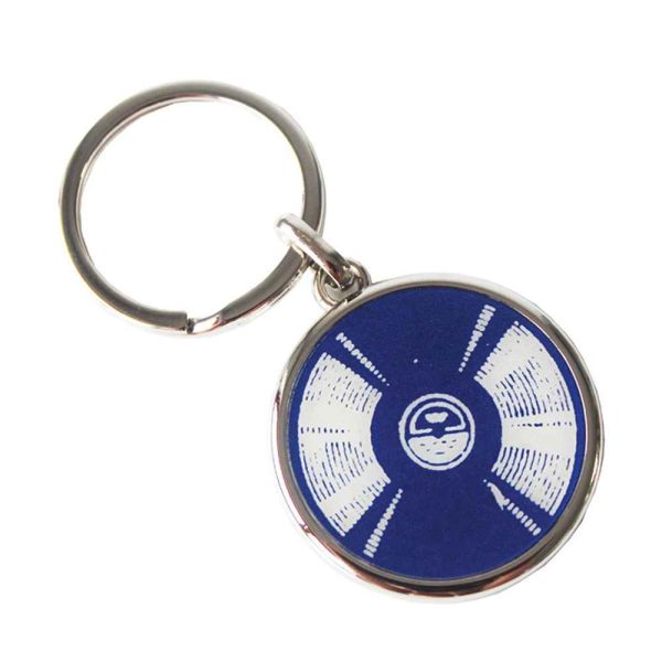 Land of Lost Content Metal Keyring Record Fashion