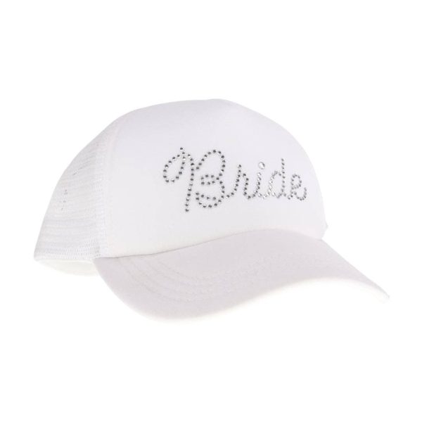 BRIDE Rhinestone C.C Trucker Ball Cap For Discount