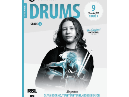 RSL Rockschool Drums - Grade 3 (2024) Exam Book Hot on Sale