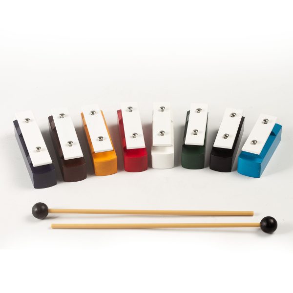 Koda 8 Note Chime Bar Set with beaters, Multicolour Discount