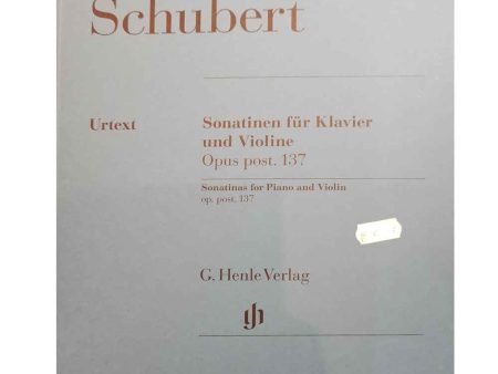 Schubert: Sonatinen für Klavier und Violine: Opus post 137 Supply