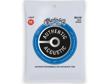 Martin Acoustic Guitar Strings: MA140 Bronze 12-54 3 Pack Online Sale