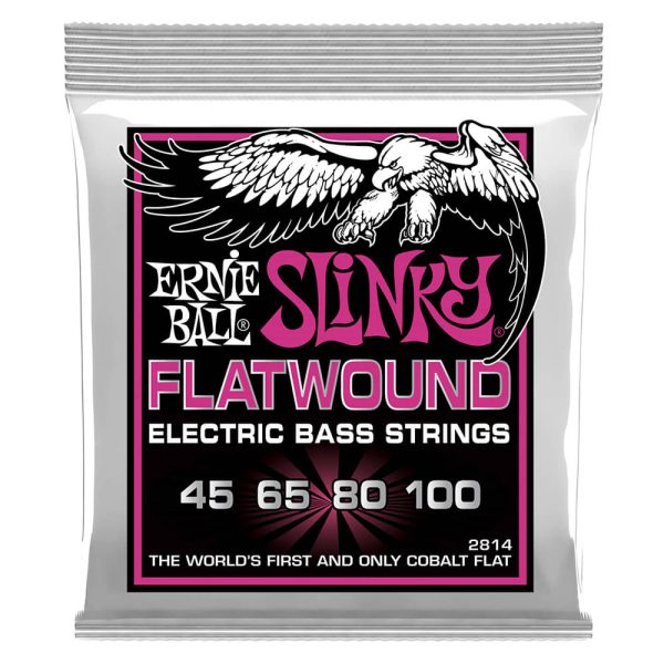 Ernie Ball Bass Strings | Cobalt Slinky Flatwound Supply